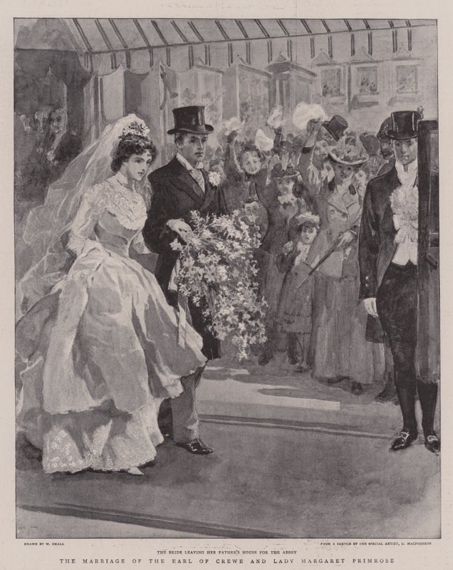 O casamento do conde de Crewe e Lady Margaret Primrose de William Small