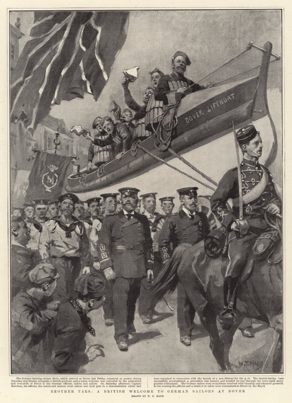Irmão Tars, um bem-vindo britânico aos marinheiros alemães em Dover de William T. Maud