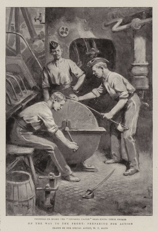 No caminho para a frente, preparando-se para a ação de William T. Maud