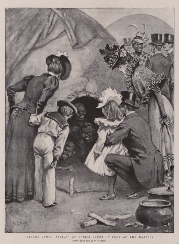Savage South Africa na Earl&39;s Court, uma espreitadela dos nativos de William T. Maud