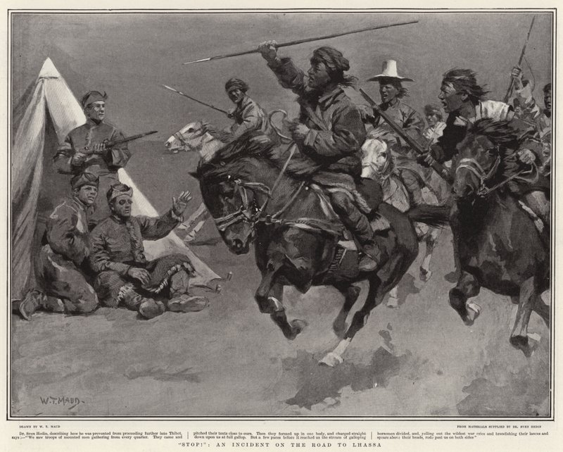 Pare !, um incidente na estrada para Lhassa de William T. Maud