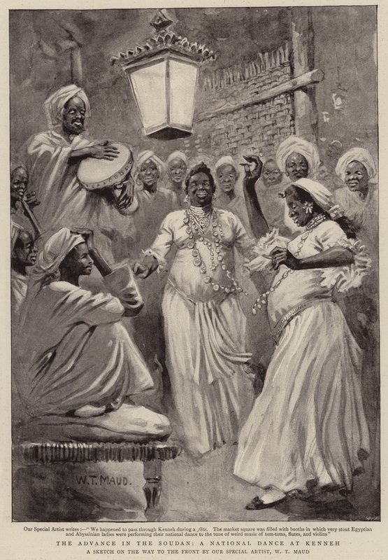 O avanço no Sudão, uma dança nacional em Kenneh de William T. Maud