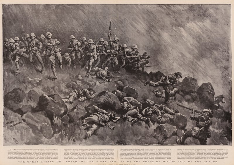 O Grande Ataque a Ladysmith, a Repulsa Final dos Boers em Wagon Hill pelos Devons de William T. Maud