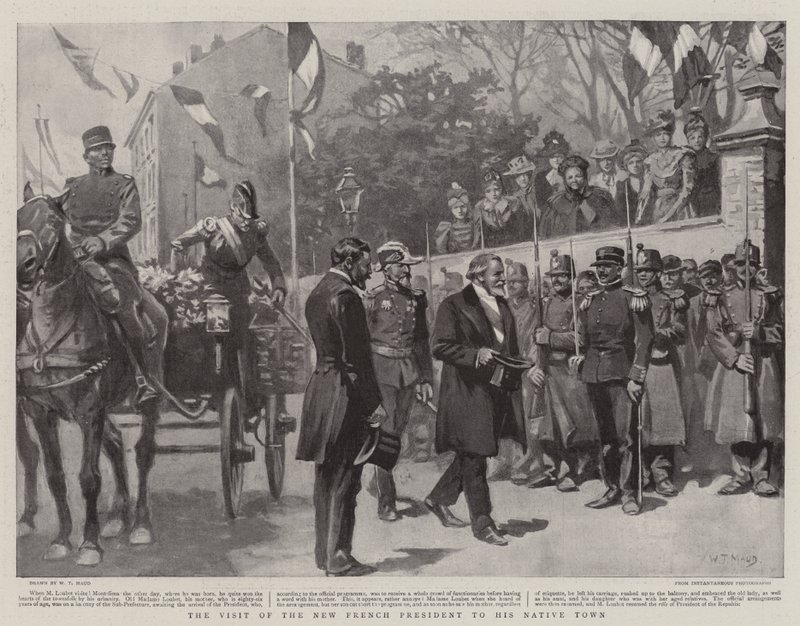 A visita do novo presidente francês à sua cidade natal de William T. Maud