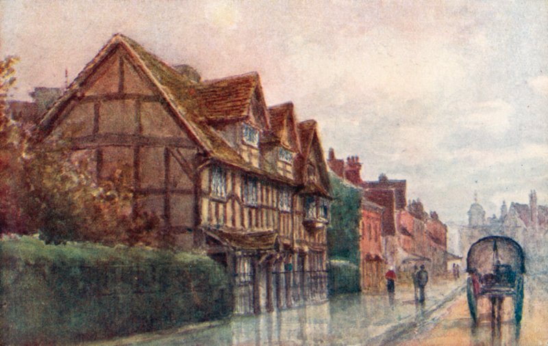 Local de nascimento de Shakespeare, Stratford-on-Avon de William W. Quatremain