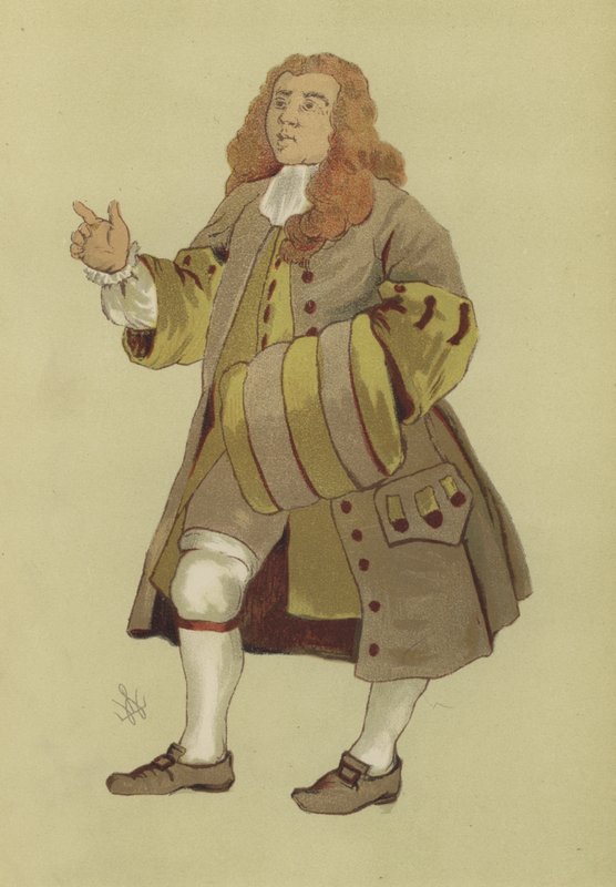 Fato de homem do reinado de George II, 1730 de William after Hogarth