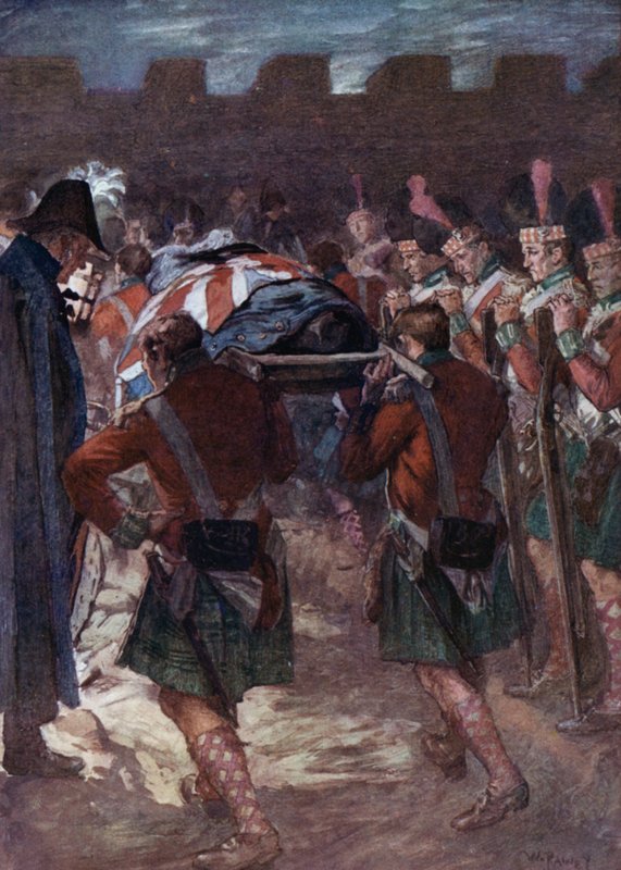 O enterro de Sir John Moore de William after Rainey