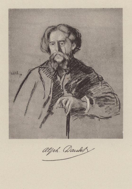 Alphonse Daudet, romancista francês de William after Rothenstein