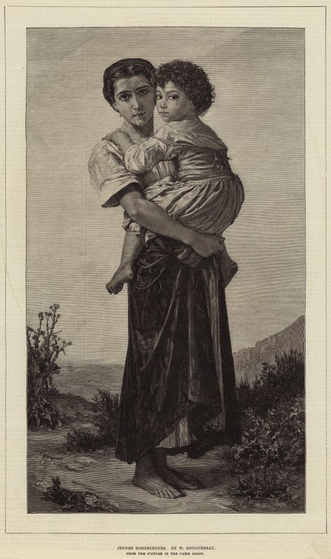 Jovens boêmios de William Adolphe Bouguereau