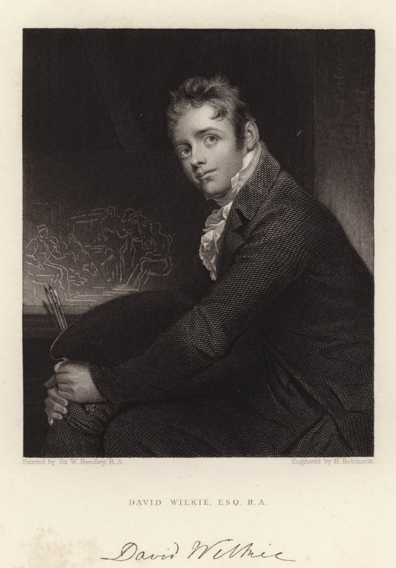David Wilkie, Esquire, R A (gravura) de William (after) Beechey