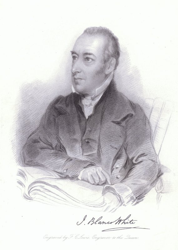 Joseph Blanco White, teólogo e poeta espanhol (gravura) de William (after) Behnes