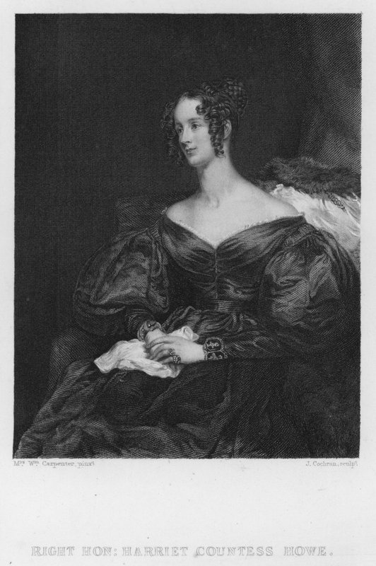 Harriet Condessa Howe (gravura) de William (after) Carpenter