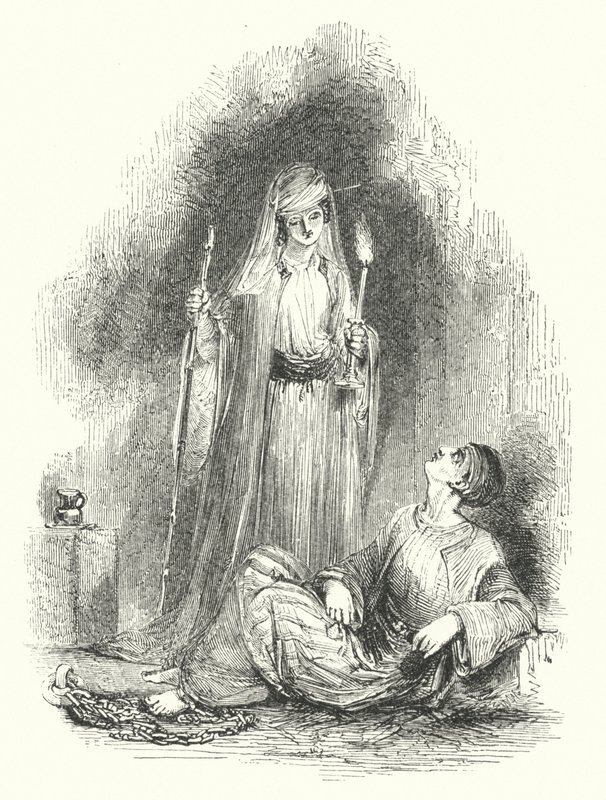 A Filha de Bahram visitando El-As