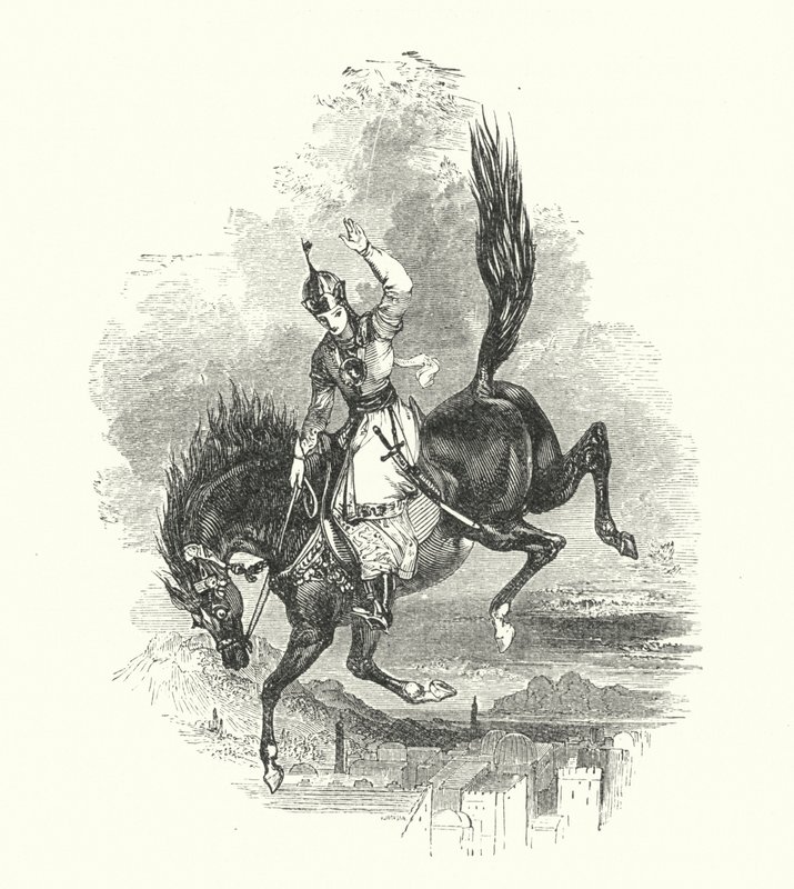 O Cavalo Mágico (gravura) de William (after) Harvey