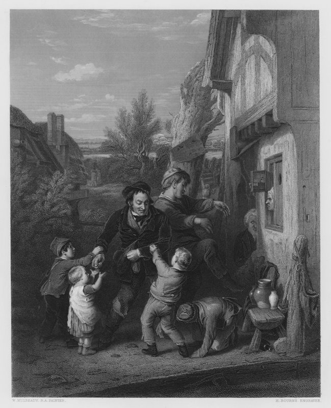 Fair-Time, a partir da foto na Galeria Vernon (gravação) de William (after) Mulready