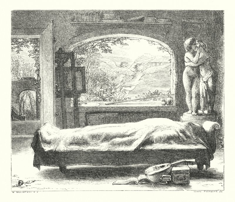 A Casa Deserta (gravura) de William (after) Mulready
