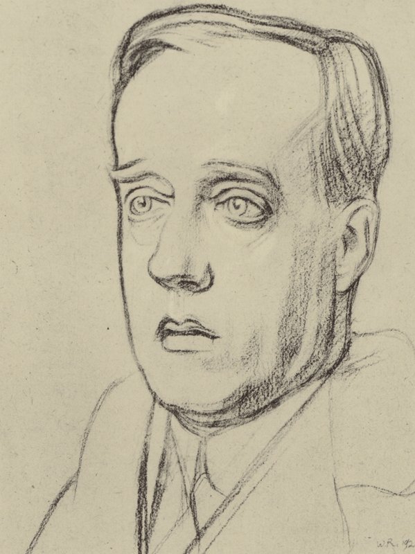 Gustav Holst (litografia) de William (after) Rothenstein