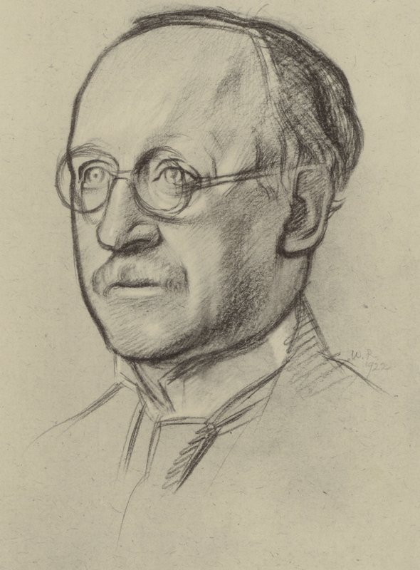 Sir Edwin Lutyens, RA (litho) de William (after) Rothenstein
