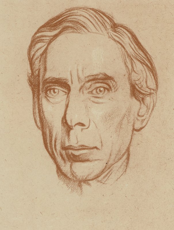 O Hon Bertrand Russell (litho) de William (after) Rothenstein