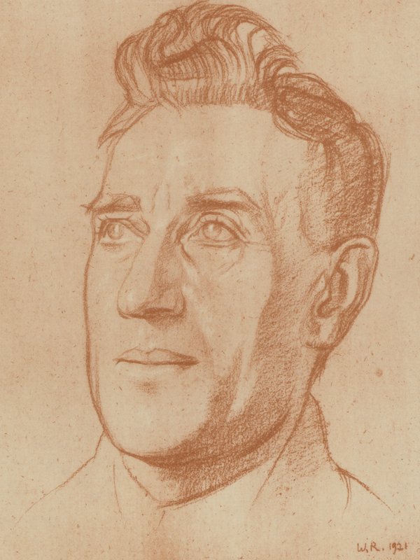 Oh Davies (lito) de William (after) Rothenstein