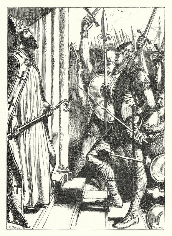Uma Lenda de Dorsetshire (gravura) de William (after) Small