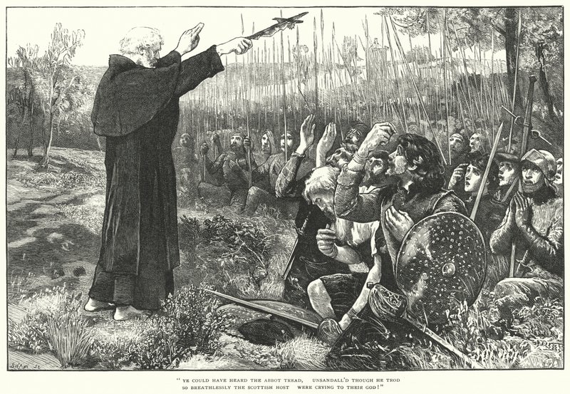 A Batalha de Bannockburn (gravura) de William (after) Small