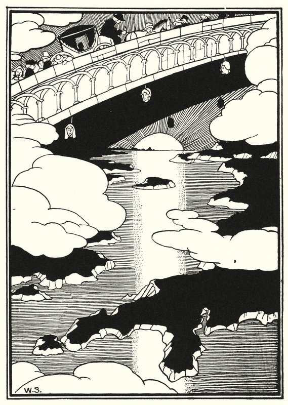 Ilustração para as Aventuras do Barão Munchausen (gravura) de William (after) Strang
