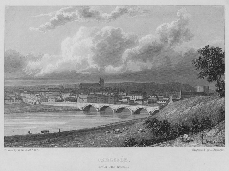 Carlisle, do Norte (gravura) de William (after) Westall