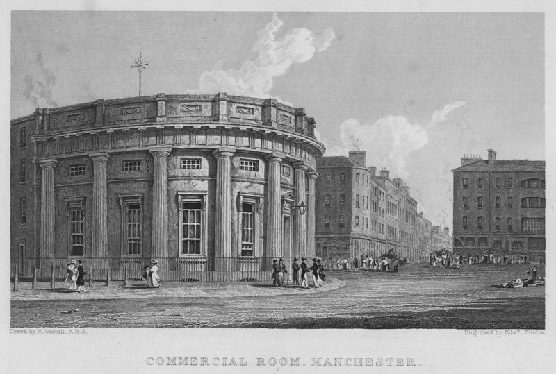 Sala Comercial, Manchester (gravura) de William (after) Westall