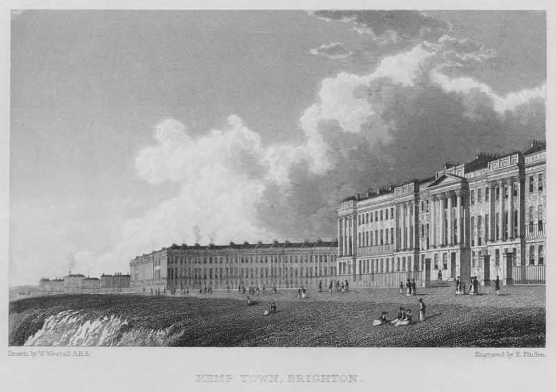 Kemp Town, Brighton (gravura) de William (after) Westall