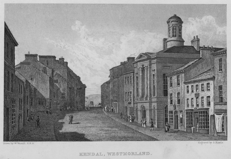 Kendal, Westmorland (gravura) de William (after) Westall