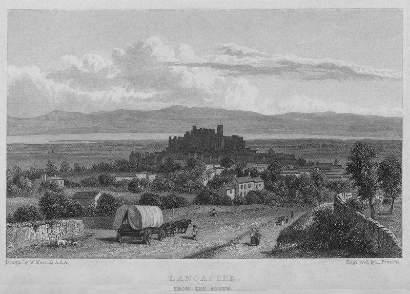 Lancaster, do Sul (gravura) de William (after) Westall
