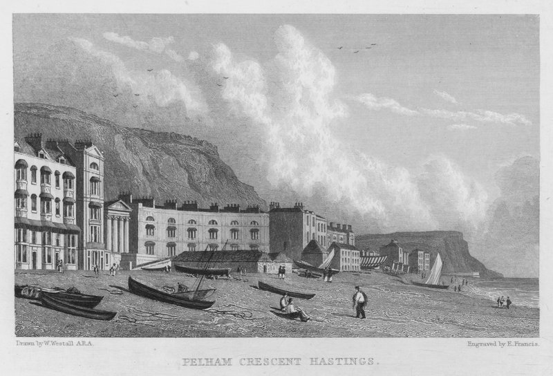 Pelham Crescent, Hastings (gravura) de William (after) Westall