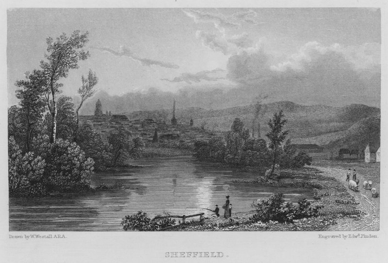 Sheffield (gravura) de William (after) Westall