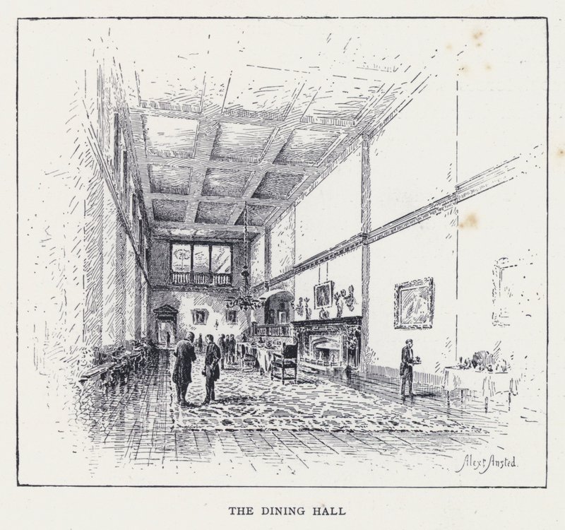 A Sala de Jantar (gravação) de William Alexander Ansted