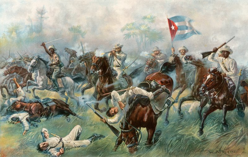 A Batalha de Desmayo - &39;Os Balaclava Cubanos&39; de William Allen Rogers