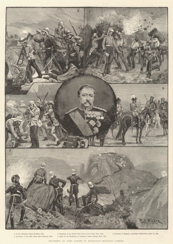 Incidentes da Carreira Militar do Senhor Napier de Magdala de William Barnes Wollen