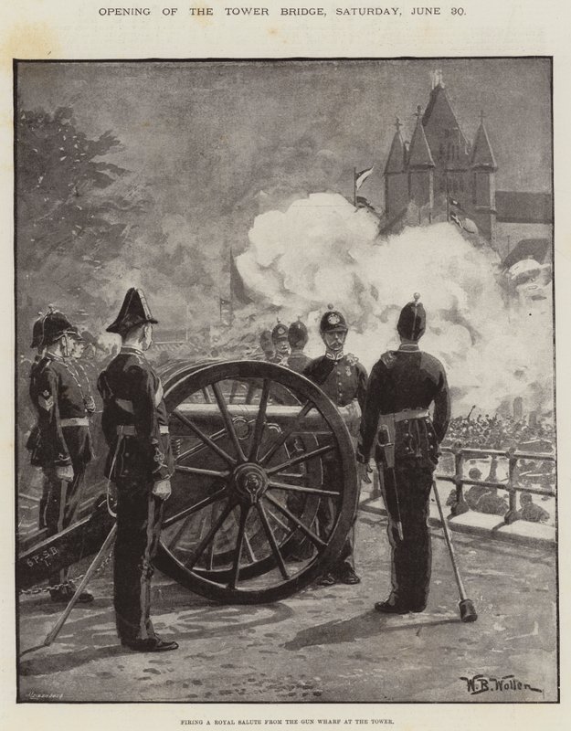 Abertura da Tower Bridge, sábado, 30 de junho de William Barnes Wollen