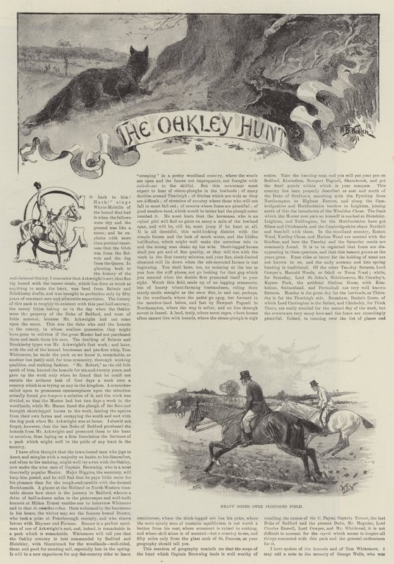 A caçada de oakley de William Barnes Wollen
