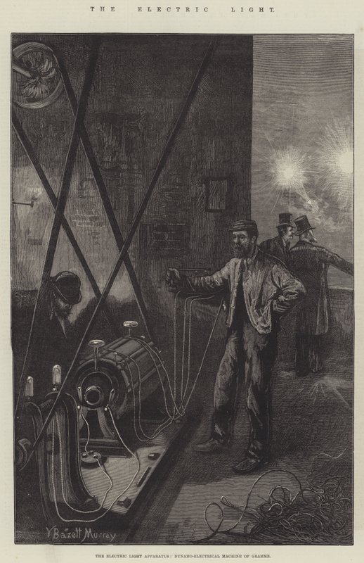 O Aparelho de Luz Elétrica, Máquina Dínamo-Elétrica de Gramme de William Bazett Murray