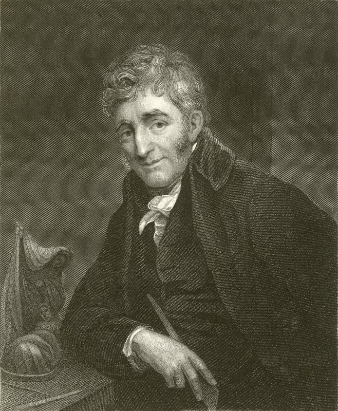 Retrato de nollekens de William Beechey