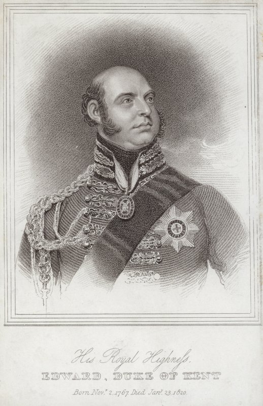 Retrato do príncipe Edward; Duque de Kent e Strathearn de William Beechey