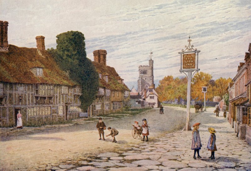 Biddenden (litografia a cores) de William Biscombe Gardner