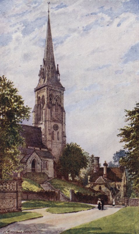 Igreja Edensor, Chatsworth de William Biscombe Gardner