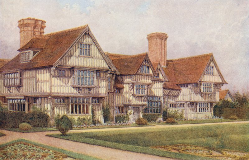 Rumwood, Langley (litografia a cores) de William Biscombe Gardner