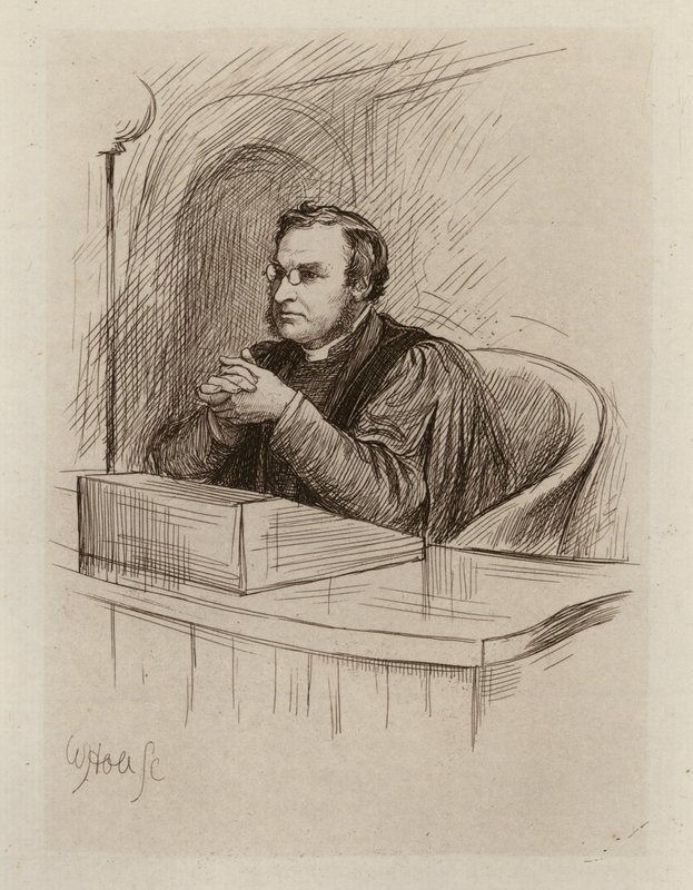 Archibald Hamilton Charteris, Professor de Crítica Bíblica e Antiguidades Bíblicas (gravura) de William Brassey (after) Hole