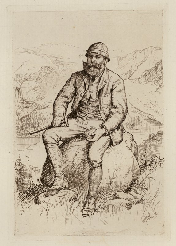 James Geikie, Professor de Geologia (gravura) de William Brassey (after) Hole