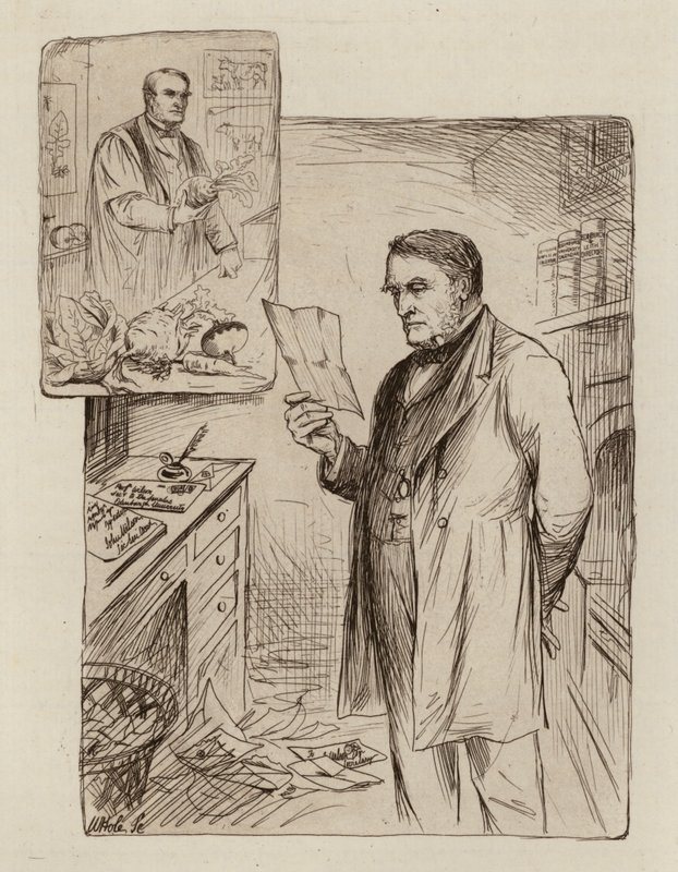 John Wilson, Professor de Agricultura e Economia Rural (gravura) de William Brassey (after) Hole