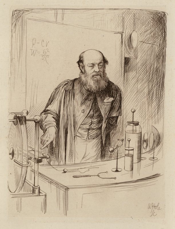 Peter Guthrie Tait, Professor de Filosofia Natural (gravura) de William Brassey (after) Hole