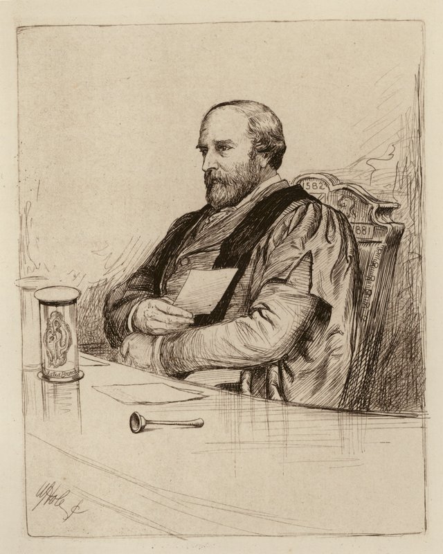 Thomas Grainger Stewart, Professor de Prática de Física (gravura) de William Brassey (after) Hole